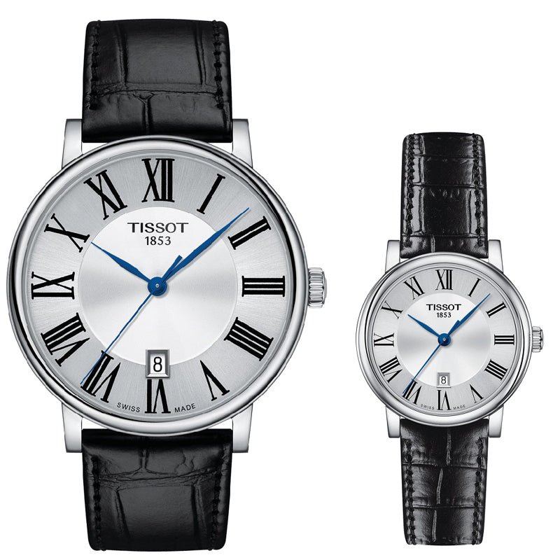  Shop Authentic Tissot Carson Premium Silver Dial Black Leather Strap Watch For Men - T122.410.16.033.00 - Luxxuri