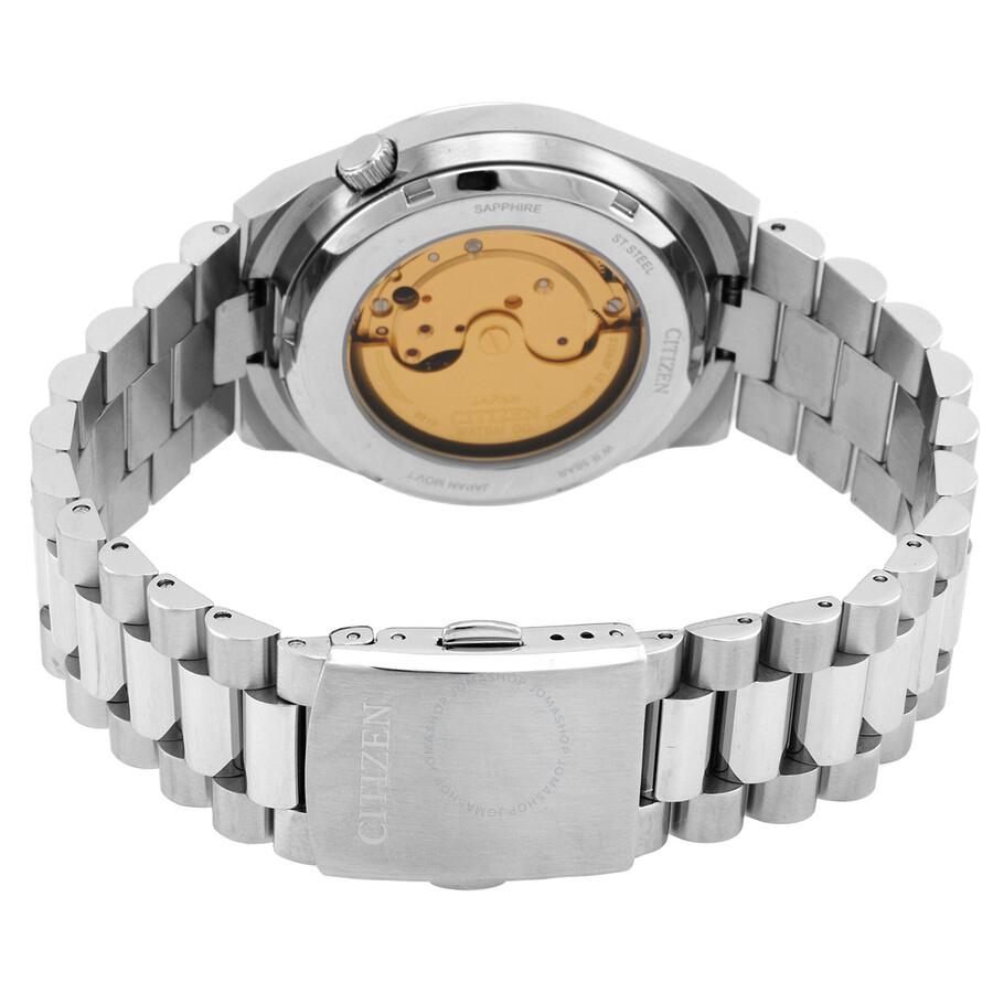  Shop Authentic Citizen Tsuyosa Automatic Black Dial Silver Steel Strap Watch For Men - NJ0150-81E - Luxxuri