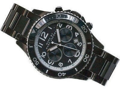  Shop Authentic Marc Jacobs Rock Chronograph Limited Edition Gray Dial Gray Steel Strap Watch for Women - MBM5025 - Luxxuri