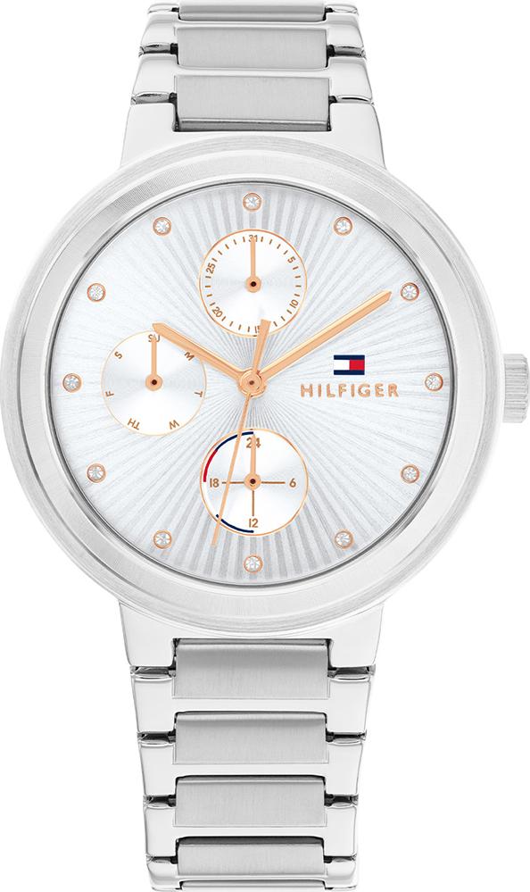  Shop Authentic Tommy Hilfiger Joy Chronograph Silver Dial Silver Steel Strap Watch For Women - 1782532 - Luxxuri