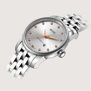  Shop Authentic Mido Baroncelli III Automatic Silver Dial Silver Steel Strap Watch For Women - M7600.4.21.1 - Luxxuri
