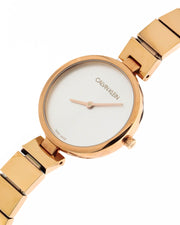  Shop Authentic Calvin Klein Authentic White Dial Rose Gold Steel Strap Watch for Women - K8G23646 - Luxxuri