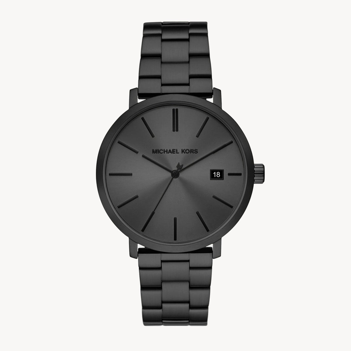  Shop Authentic Michael Kors Blake Three-Hand Black Dial Black Steel Strap Watch for Men - MK9135 - Luxxuri