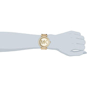  Shop Authentic Michael Kors Parker Diamonds Gold Dial Gold Steel Strap Watch for Women - MK5784 - Luxxuri