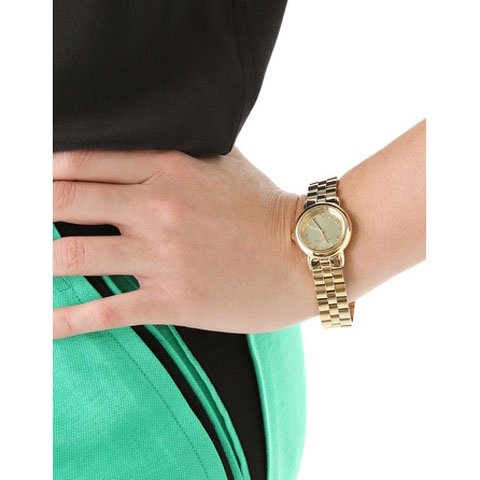  Shop Authentic Marc Jacobs Marci Gold Dial Gold Steel Strap Watch for Women - MBM3174 - Luxxuri
