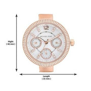  Shop Authentic Michael Kors Parker White Dial Rose Gold Steel Strap Watch for Women - MK5616 - Luxxuri