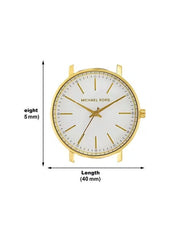  Shop Authentic Michael Kors Pyper Quartz Silver Dial Brown Leather Watch For Women - MK2740 - Luxxuri