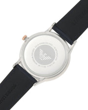  Shop Authentic Emporio Armani Renato Analog Blue Dial Blue Leather Strap Watch For Men - AR11188 - Luxxuri