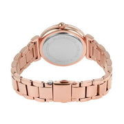  Shop Authentic Michael Kors Abbey Three-Hand Analog Crystals Rose Gold Dial Rose Gold Steel Strap Watch for Women - MK4617 - Luxxuri