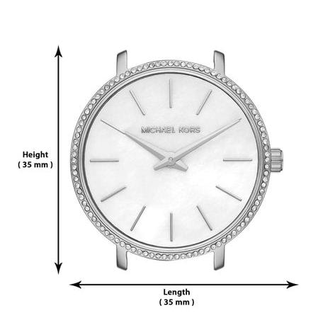  Shop Authentic Michael Kors Pyper Quartz Mother of Pearl White Dial Silver Mesh Strap Watch For Women - MK4618 - Luxxuri
