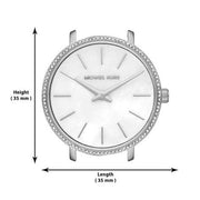  Shop Authentic Michael Kors Pyper Quartz Mother of Pearl White Dial Silver Mesh Strap Watch For Women - MK4618 - Luxxuri