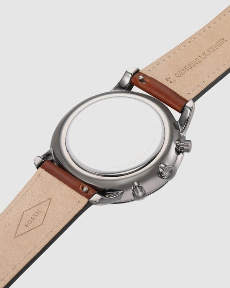  Shop Authentic Fossil Neutra Chronograph Grey Dial Brown Leather Strap Watch for Men - FS5512 - Luxxuri