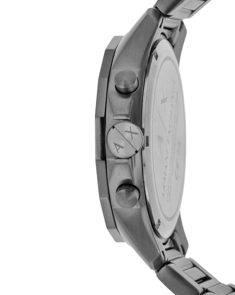  Shop Authentic Armani Exchange Banks Chronograph Blue Dial Grey Steel Strap Watch For Men - AX1731 - Luxxuri