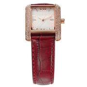 Shop Authentic Michael Kors Emery Quartz Diamonds Silver Dial Red Leather Strap Watch For Women - MK4689 - Luxxuri