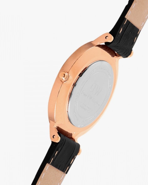  Shop Authentic Daniel Wellington Classic Petite Reading Black Dial Black Leather Strap Watch For Women - DW00100167 - Luxxuri