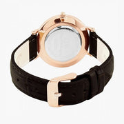  Shop Authentic Daniel Wellington Classic Petite York Black Dial Brown Leather Strap Watch For Women - DW00100226 - Luxxuri