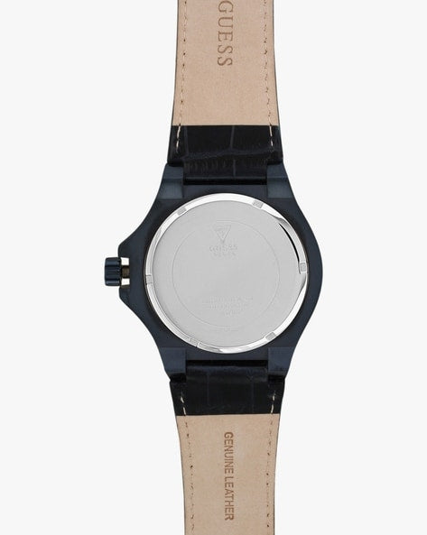  Shop Authentic Guess Force Multi Function White Dial Blue Leather Strap Watch For Men - W0674G7 - Luxxuri