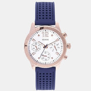  Shop Authentic Guess Marina Multifunction White Dial Blue Rubber Strap Watch for Women - W1025L4 - Luxxuri