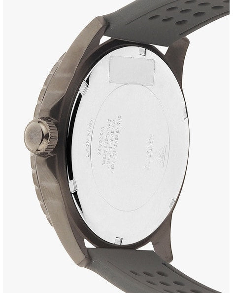  Shop Authentic Guess Odyssey Blue Dial Grey Rubber Strap Watch For Men - W1108G6 - Luxxuri