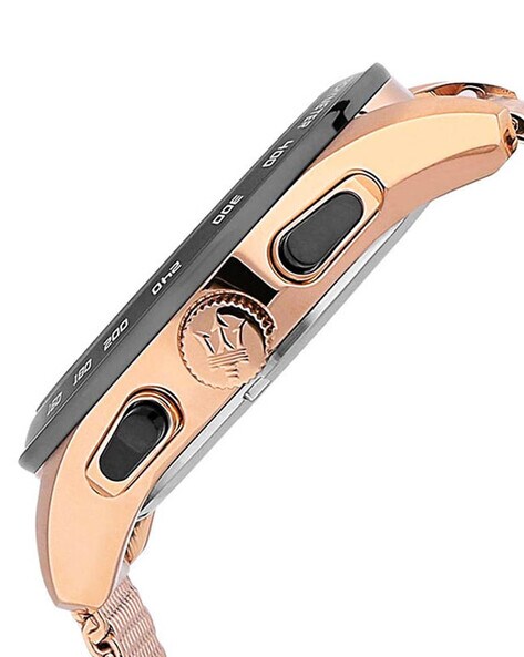  Shop Authentic Maserati Traguardo 45mm Chronograph Rose Gold Mesh Strap White Dial Watch For Men - R8873612011 - Luxxuri