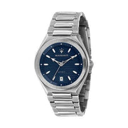  Shop Authentic Maserati Triconic Quartz Blue Dial Silver Steel Strap Watch For Men - R8853139002 - Luxxuri