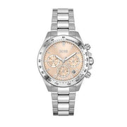  Shop Authentic Hugo Boss Novia Pink Dial Silver Steel Strap Watch for Women - 1502615 - Luxxuri