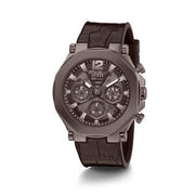  Shop Authentic Guess Edge Chronograph Brown Dial Brown Leather Strap Watch For Men - GW0492G2 - Luxxuri