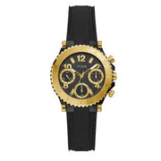  Shop Authentic Guess Cosmic Multifunction Black Dial Black Silicone Strap Watch For Women - GW0466L1 - Luxxuri