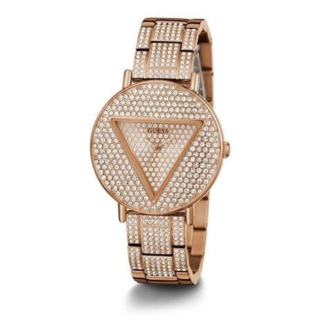  Shop Authentic Guess Trend Diamonds Rose Gold Dial Rose Gold Steel Strap Watch for Women - GW0512L3 - Luxxuri