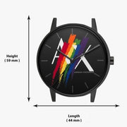  Shop Authentic Armani Exchange Cayde Analog Black Dial Black Leather Strap Watch For Men - AX7120 - Luxxuri