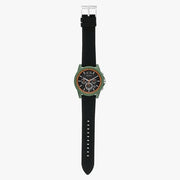  Shop Authentic Armani Exchange Outerbanks Chronograph Black Dial Black Silicone Strap Watch For Men - AX1348 - Luxxuri