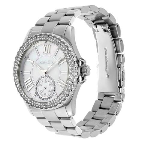  Shop Authentic Michael Kors Everest Three hand Silver Dial Silver Steel Strap Watch For Women - MK7403 - Luxxuri