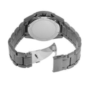  Shop Authentic Michael Kors Accelerator Chronograph Blue Dial Grey Steel Strap Watch For Men - MK9111 - Luxxuri