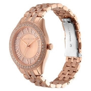  Shop Authentic Michael Kors Harlowe Rose Gold Dial Rose Gold Steel Strap Watch For Women - MK4710 - Luxxuri