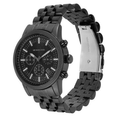  Shop Authentic Michael Kors Hutton Chronograph Black Dial Black Steel Strap Watch For Men - MK9089 - Luxxuri