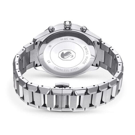  Shop Authentic Swarovski Dextera Chronograph Silver Dial Silver Steel Strap Watch for Women - 5641297 - Luxxuri