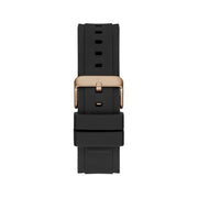  Shop Authentic Guess Matrix Multifunction Black Dial Black Rubber Strap Watch For Men - GW0423G5 - Luxxuri