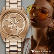  Shop Authentic Guess G-Twist Rose Gold Dial Rose Gold Steel Strap Watch for Women - W1082L3 - Luxxuri