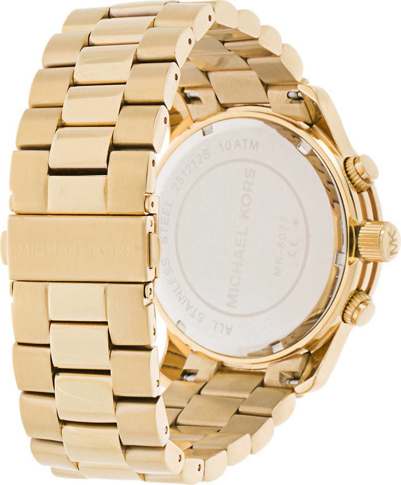  Shop Authentic Michael Kors Runway Gold Dial Gold Steel Strap  Watch for Men - MK8077 - Luxxuri