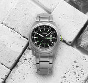  Shop Authentic Citizen Eco Drive Urban Black Dial Silver Stainless Steel Watch For Men - AW0020-59EB - Luxxuri