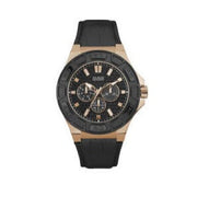  Shop Authentic Guess Force Analog Black Dial Black Leather Strap Watch For Men - W0674G6 - Luxxuri