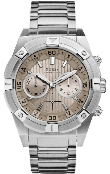  Shop Authentic Guess Jolt Chronograph Grey Dial Silver Steel Strap Watch for Men - W0377G1 - Luxxuri