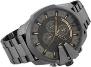  Shop Authentic Diesel Mega Chief Chronograph Grey Dial Grey Steel Strap Watch For Men - DZ4466 - Luxxuri