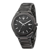  Shop Authentic Maserati Stile Quartz Black Dial Black Steel Strap Watch For Men - R8853142001 - Luxxuri