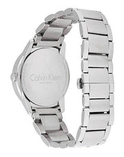  Shop Authentic Calvin Klein Steady Silver Dial Silver Steel Strap Watch for Women - K7Q21146 - Luxxuri