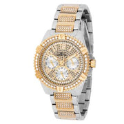  Shop Authentic Guess Frontier Chronograph Crystals Silver Dial Two Tone Steel Strap Watch for Men - W0799G4 - Luxxuri