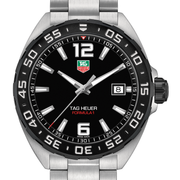  Shop Authentic Tag Heuer Formula 1 Quartz Black Dial Silver Steel Strap Watch for Men - WAZ1110.BA0875 - Luxxuri