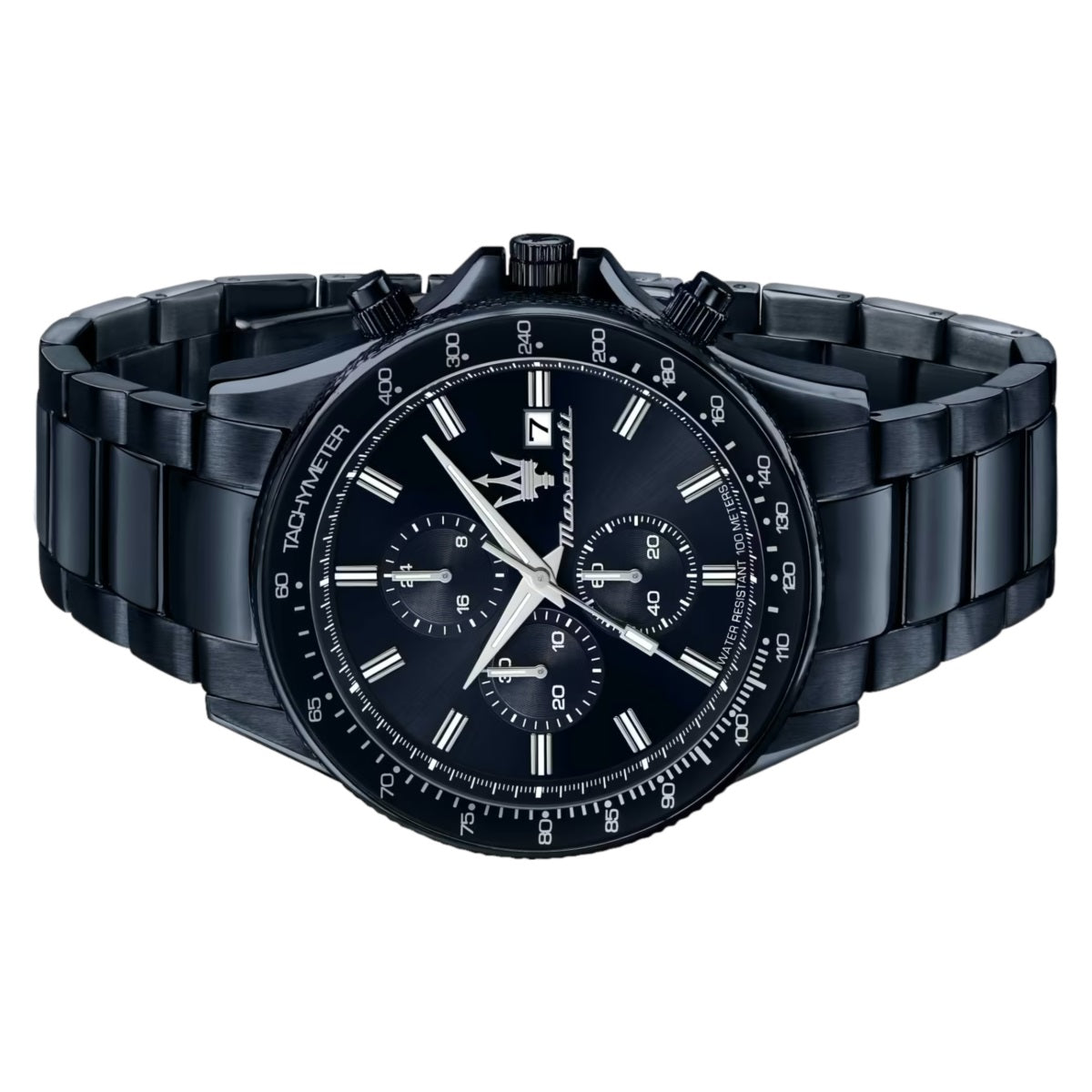  Shop Authentic Maserati SFIDA Chronograph Blue Dial Blue Steel Strap Watch For Men - R8873640023 - Luxxuri