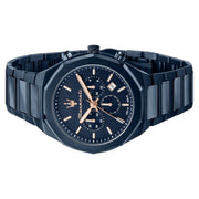  Shop Authentic Maserati Stile Chronograph Blue Dial Blue Steel Strap Watch For Men - R8873642008 - Luxxuri