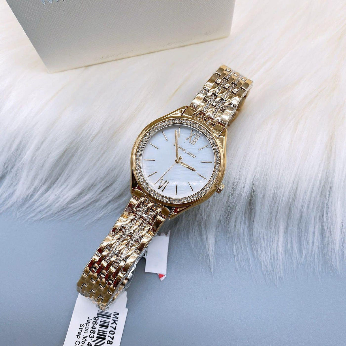  Shop Authentic Michael Kors Mindy Three Hand White Dial Rose Gold Steel Strap Watch for Women - MK7078 - Luxxuri
